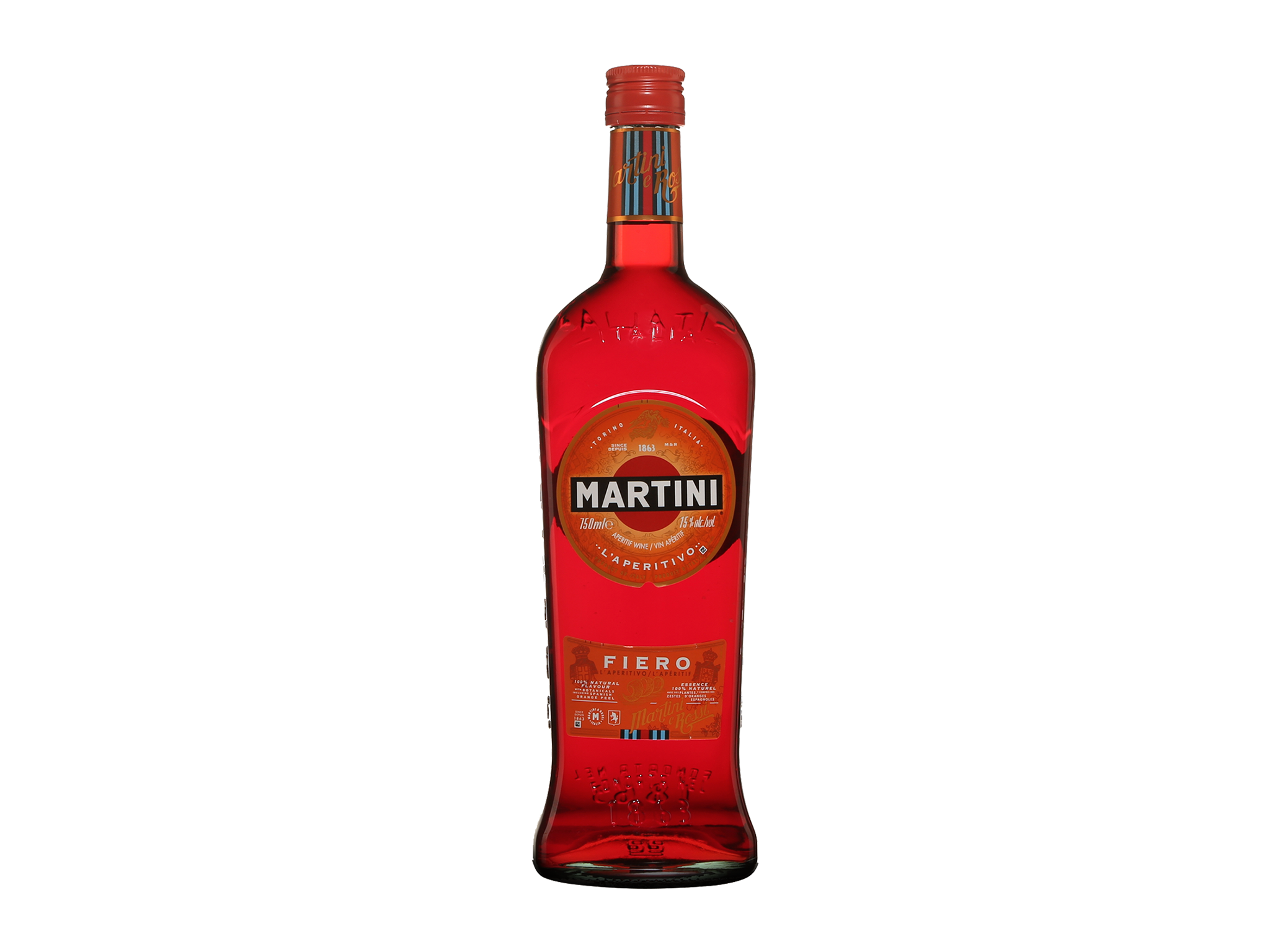 A set of 2 vintage Martini  vermouth glasses Martini get taste Rosso Design glass and the Martini Be Unique Rosso glass